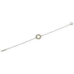 Pre Owned Tiffany & Co. Sterling Silver Atlas Charm Bracelet