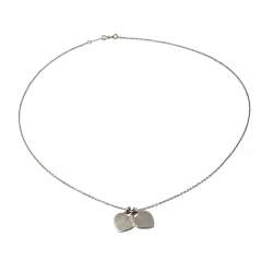 Pre Owned Tiffany & Co. Return To Tiffany Double Heart Tag Pendant Necklace