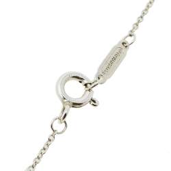 Pre Owned Tiffany & Co. Tiffany 1837 Interlocking Circles Sterling Silver and Rubedo Pendant Necklace