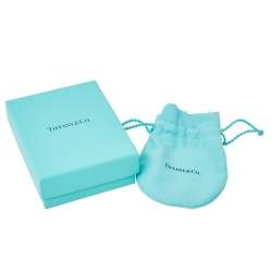 Pre Owned Tiffany & Co. Mesh Heart Sterling Silver Toggle Bracelet