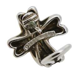 Pre Owned Tiffany &Co. Vintage X Sterling Silver Stud Earrings