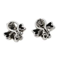 Pre Owned Tiffany &Co. Vintage X Sterling Silver Stud Earrings
