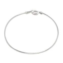 Pre Owned Tiffany & Co. Elsa Peretti Teardrop Sterling Silver Cuff Bracelet