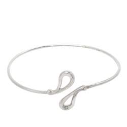 Pre Owned Tiffany & Co. Elsa Peretti Teardrop Sterling Silver Cuff Bracelet