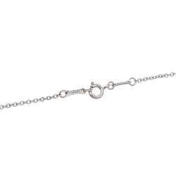 مملوكة مسبقًا Tiffany & Co. Elsa Peretti Sterling Silver Open Heart Pendant Necklace