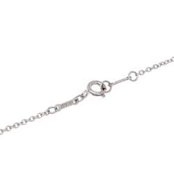 مملوكة مسبقًا Tiffany & Co. Elsa Peretti Sterling Silver Open Heart Pendant Necklace