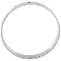 Pre Owned Tiffany & Co. Locks Diamond Sterling Silver Bangle Bracelet