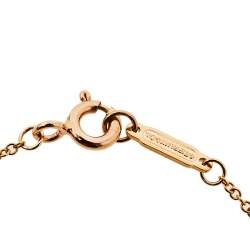 Pre Owned Tiffany & Co. Infinity Endless 18K Rose Gold Bracelet