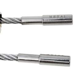 Tiffany & Co. Silver Roman 925 Sterling Atlas Numeral Key Ring