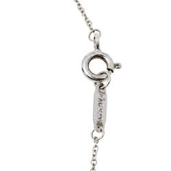 Pre Owned Tiffany & Co. Return To Tiffany Heart Tag Sterling Silver Pendant Necklace