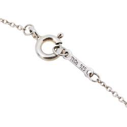 Pre Owned Tiffany & Co. Paloma Picasso Sterling Silver Dove Pendant Necklace