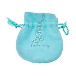 Pre Owned Tiffany & Co. Paloma Picasso Sterling Silver Dove Pendant Necklace