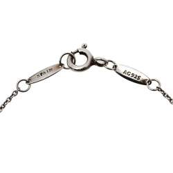 Pre Owned Tiffany & Co. Elsa Peretti Color By The Yard Sterling Silver Bracelet