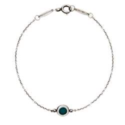 Pre Owned Tiffany & Co. Elsa Peretti Color By The Yard Sterling Silver Bracelet