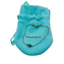 Pre Owned Tiffany & Co. Elsa Peretti Color By The Yard Sterling Silver Bracelet