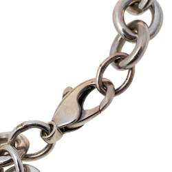 Pre Owned Tiffany & Co. Return to Tiffany Heart Tag Charm Bracelet 