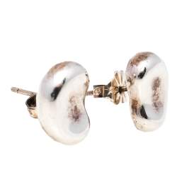 Pre Owned أقراط تيفاني & كو. ايلسا بيريتي حبة فول بريمة فضة إسترلينية