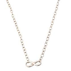 Pre Owned Tiffany & Co. Infinity Sterling Silver Pendant Necklace 