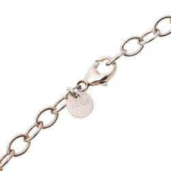 Pre Owned Tiffany & Co. Infinity Sterling Silver Pendant Necklace 