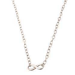 Pre Owned Tiffany & Co. Infinity Sterling Silver Pendant Necklace 