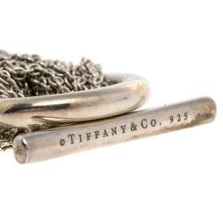 Pre Owned Tiffany & Co. Sterling Silver Heart Mesh Bracelet