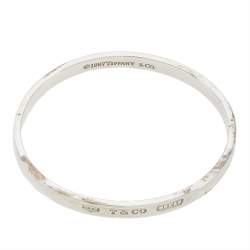 Pre Owned Tiffany & Co. 1837 Silver Bangle Bracelet