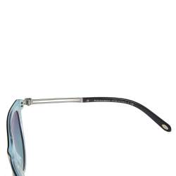 Pre Owned Tiffany & Co. Black / Blue Gradient TF4139 Cat Eye Sunglasses