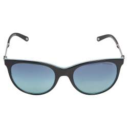 Pre Owned Tiffany & Co. Black / Blue Gradient TF4139 Cat Eye Sunglasses