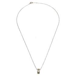 Pre Owned Tiffany & Co. Sterling Silver Atlas Open Pendant Necklace
