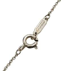 Pre Owned Tiffany & Co. Sterling Silver Atlas Open Pendant Necklace