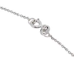 Pre Owned Tiffany & Co. Sterling Silver Elsa Peretti Open Heart Pendant Necklace