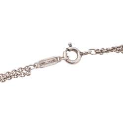 Pre Owned Tiffany & Co. Sterling Silver Infinity Pendant Necklace