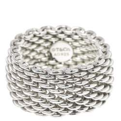 Pre Owned خاتم تيفاني & كو. سومرست فضة مقاس 50.5