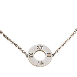 Pre Owned Tiffany & Co. Atlas Pierced Silver Bracelet