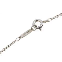 Pre Owned Tiffany & Co. Sterling Silver Knot Key Pendant Necklace