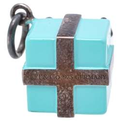 Pre Owned Tiffany & Co. Tiffany Blue Box Sterling Silver Pendant 