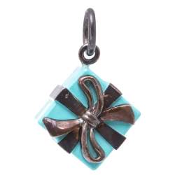 Pre Owned Tiffany & Co. Tiffany Blue Box Sterling Silver Pendant 