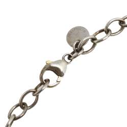 Pre Owned Tiffany & Co. Infinity Silver Chain Link Bracelet