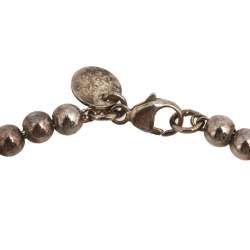 Pre Owned Tiffany & Co. Return to Tiffany Pink Enamel Heart Tag Bead Bracelet