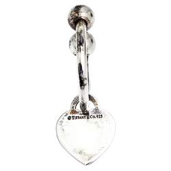 Tiffany & Co. Return To Tiffany Sterling Silver Heart Tag Key Ring