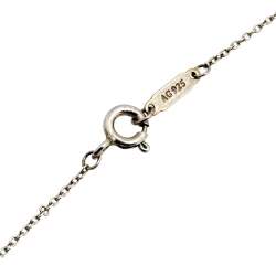 Pre Owned قلادة تيفاني & كو. فضة إسترلينية بدلاية قلب مفتاح 