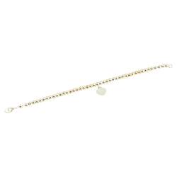 Pre Owned Tiffany & Co. Return to Tiffany Heart Tag Silver Beads Bracelet