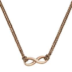 Pre Owned Tiffany & Co. Sterling Silver Infinity Pendant Necklace