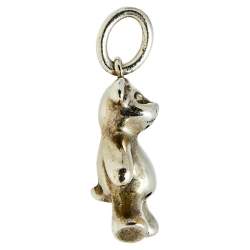 Pre Owned Tiffany & Co. Silver Teddy Bear Pendant