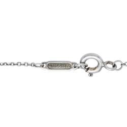 Pre Owned Tiffany & Co. Tiffany 1837 Rubedo and Silver Interlocking Circles Pendant Necklace