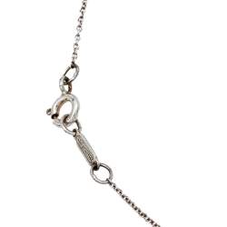 Pre Owned Tiffany & Co. Signature X Silver Pendant Necklace
