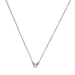 Pre Owned Tiffany & Co. Elsa Peretti Diamonds by Yard Silver Diamond Chain Necklace