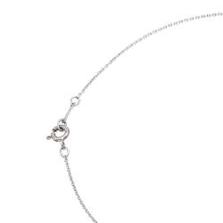 Pre Owned Tiffany & Co. Paloma Picasso Heart Pendant Silver Chain Necklace