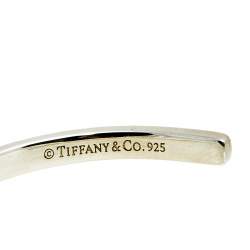 Pre Owned Tiffany & Co. Tiffany 1837 Silver Open Cuff Bracelet