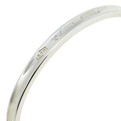 Pre Owned Tiffany & Co. Tiffany 1837 Silver Open Cuff Bracelet